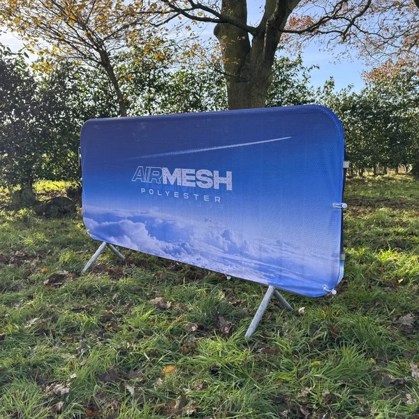Airmesh Polyester Crowd Barrier