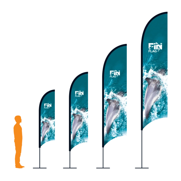 Fin Flag With Black Hems